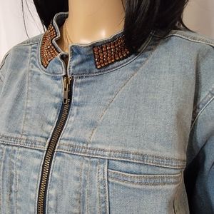 Lane bryant Size 22/24 ladies denim jacket NWT
